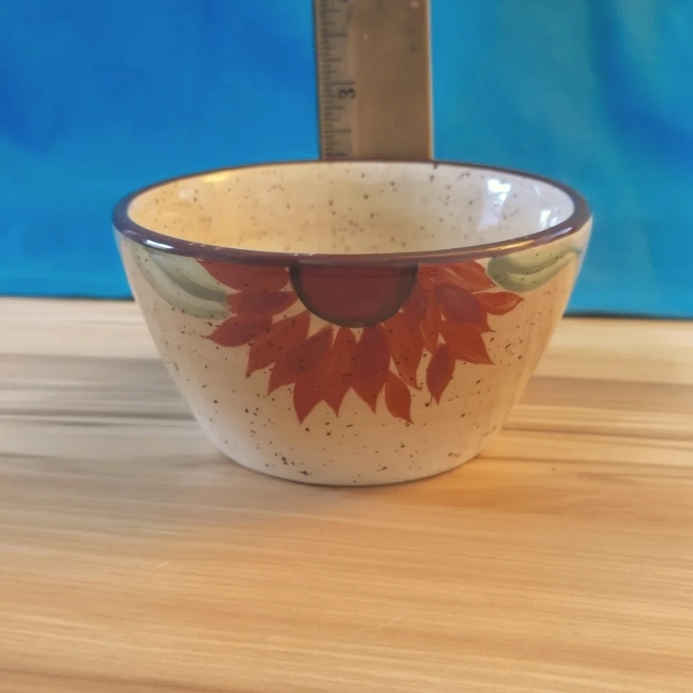 Pfaltzgraff Evening Sun Small Bowl  Autumn Colors Sunflower Retired Pottery